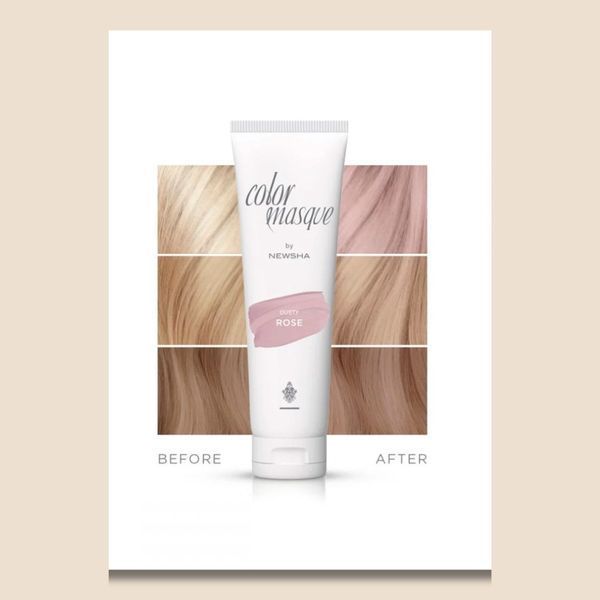 NEWSHA COLOR MASQUE DUSTY ROSE. КОЛЬОРОВА МАСКА ПУДРА ТРОЯНДА NE-34 фото